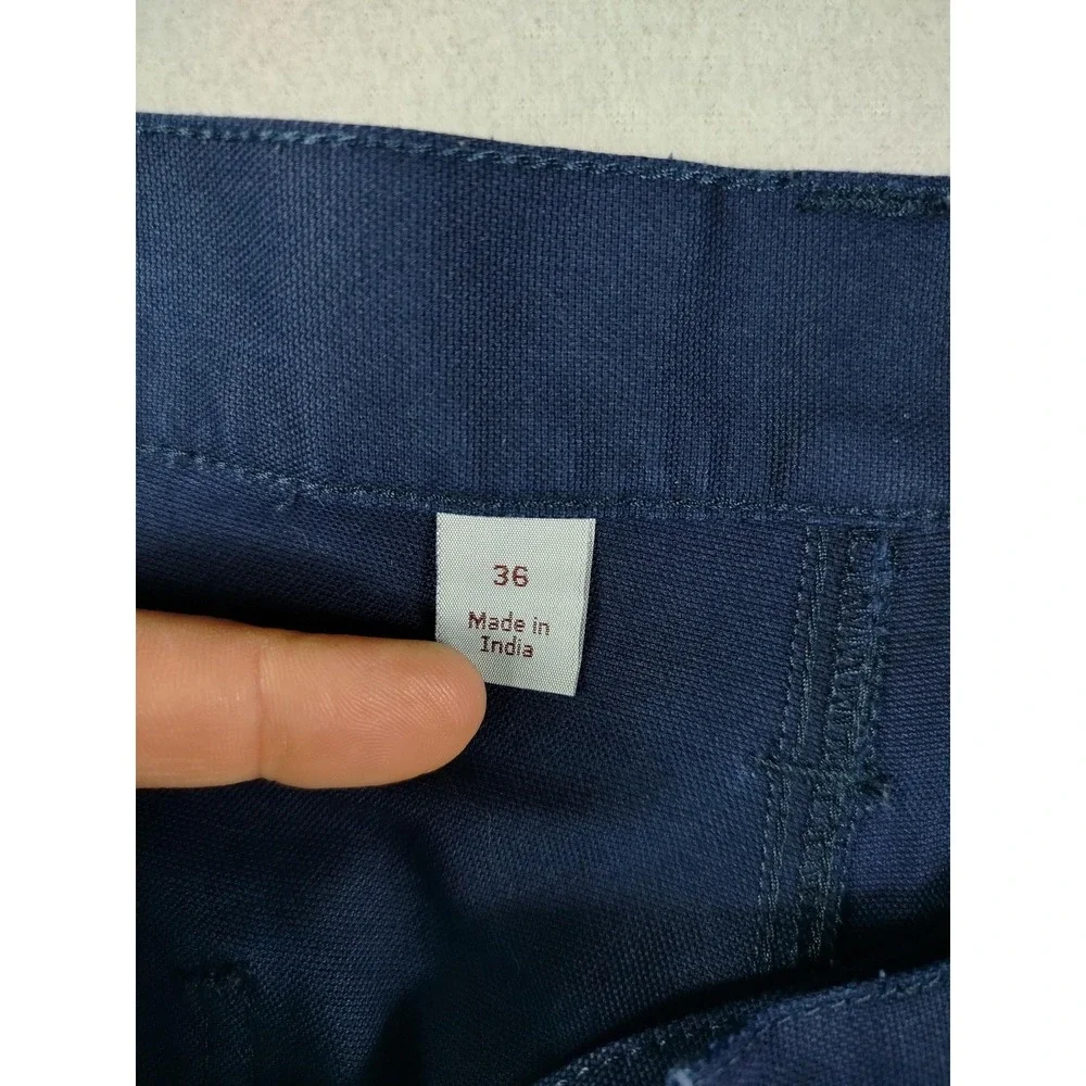 Carhartt Cargo‎ Shorts Mens 36 Blue Relaxed Fit Canvas Stretch Workwear Durable